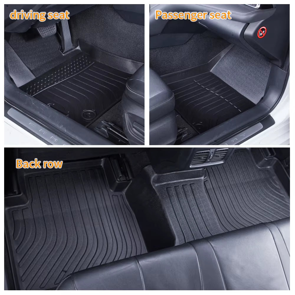 For Mercedes Benz GLB 2020-2024 Car Waterproof Non-Slip Rubber Floor Mat TPE Car Accessorie