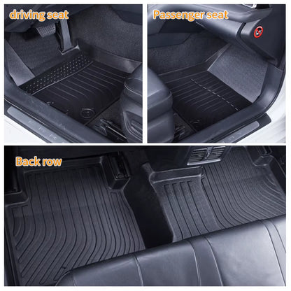 For Mercedes Benz GLB 2020-2024 Car Waterproof Non-Slip Rubber Floor Mat TPE Car Accessorie