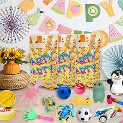 100Pcs Party Bag Fillers - Pre Filled Party Bags for Kids, Mini Party Favours for Boys & Girls, Pinata Fillers, Lucky Dip Prizes for Kids, Birthday Return Gifts & Teacher Prize Box Fillers